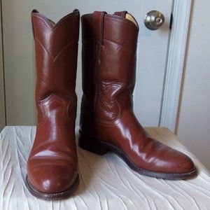 Justin Roper Brown Western Boots sz 6B